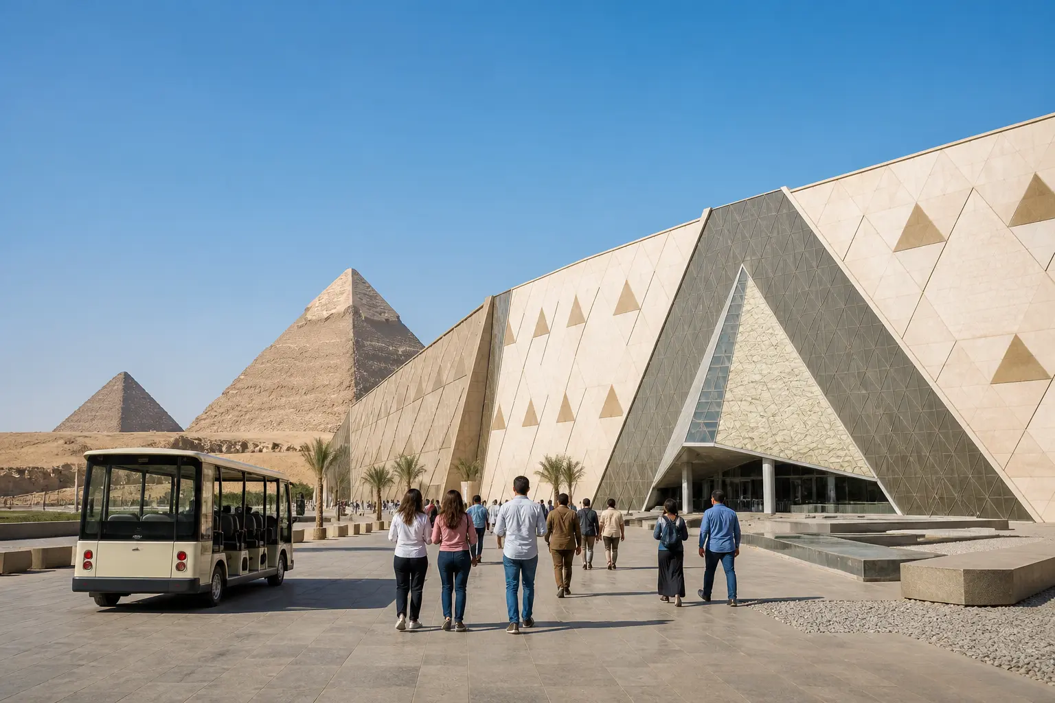 Sherif Fathy Egypt tourism Grand Egyptian Museum Giza pyramids