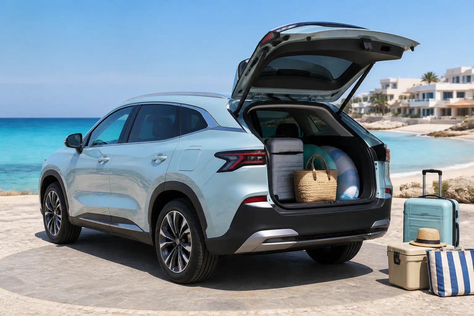 SOUEAST S08 DM plug-in hybrid SUV Egypt North Coast roadshow