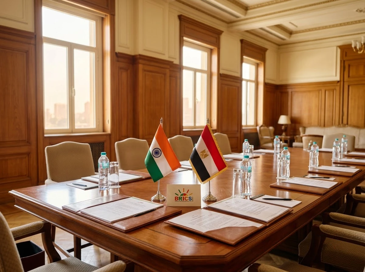 Sripriya Ranganathan Egypt BRICS conference Cairo visit 2026