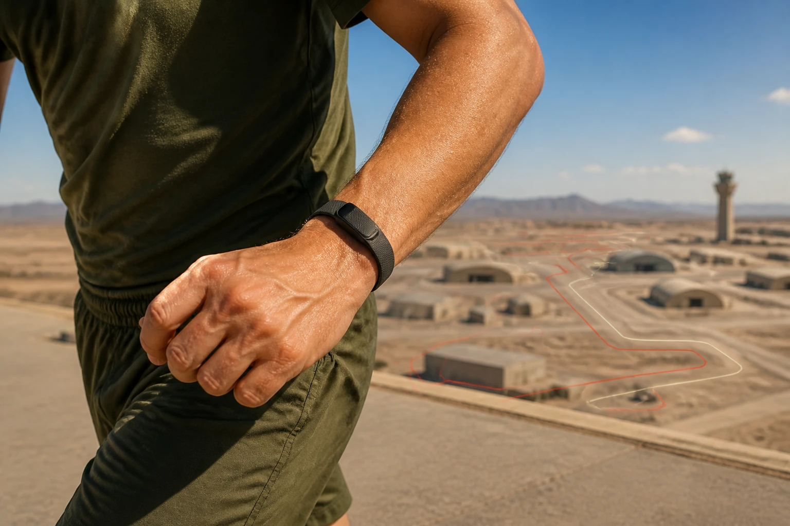 Strava fitness tracking exposing US Middle East military base routines