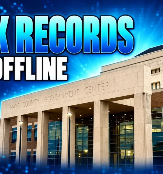 Hays County property tax software outage Sept. 21
