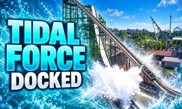 Hersheypark Tidal Force docked after 32 years