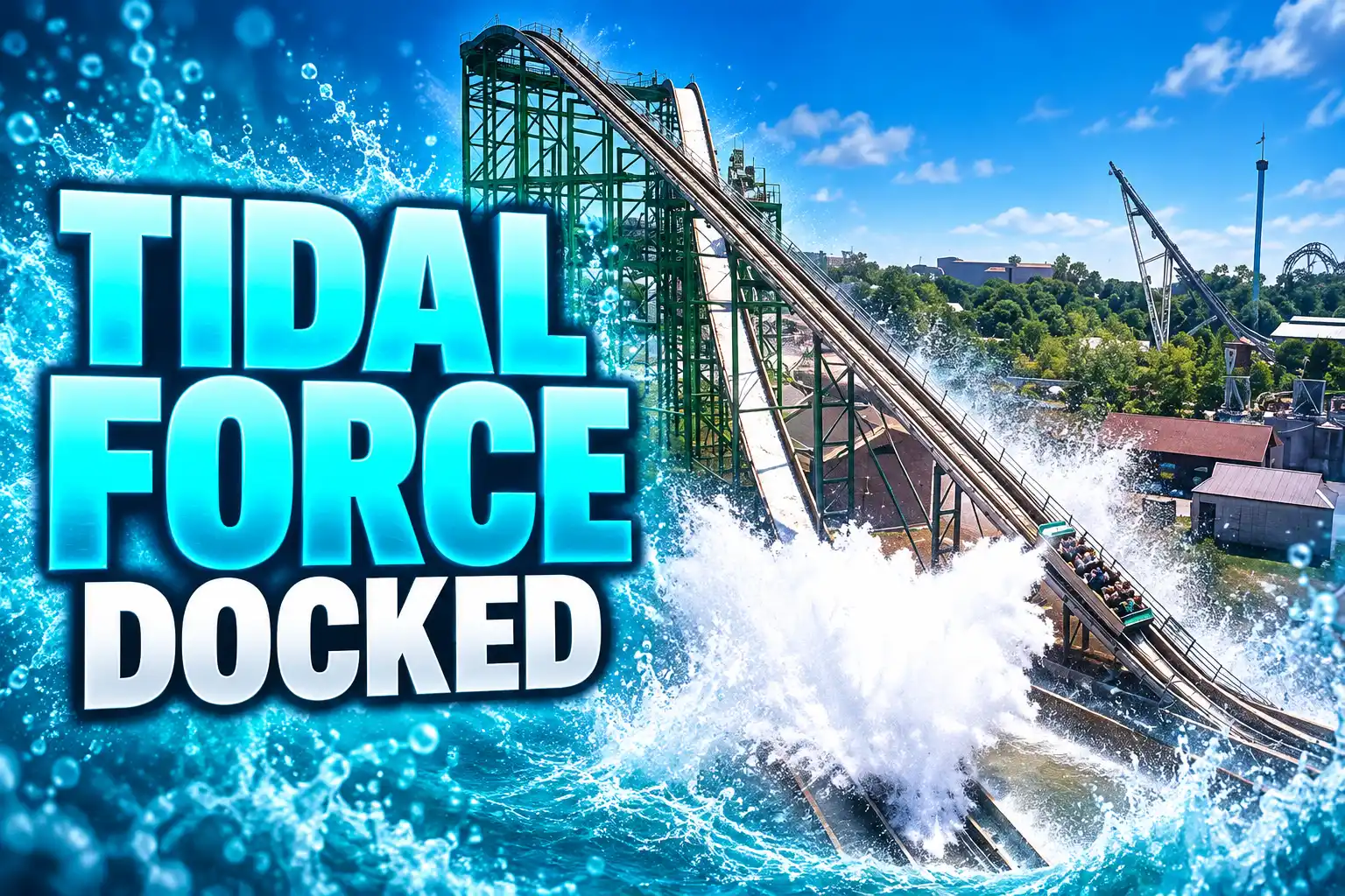 Hersheypark Tidal Force docked after 32 years