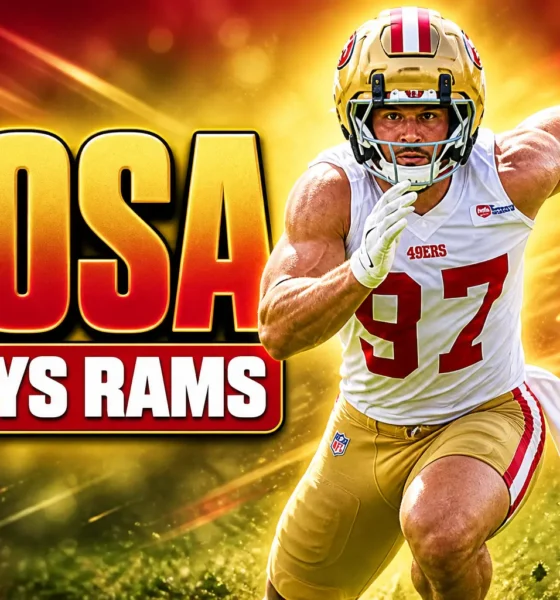 Nick Bosa will play Rams Thursday Melbourne