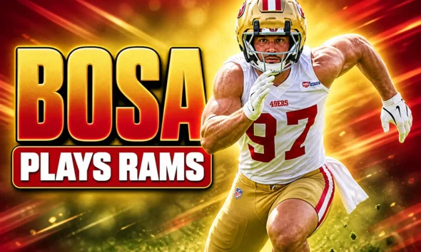 Nick Bosa will play Rams Thursday Melbourne