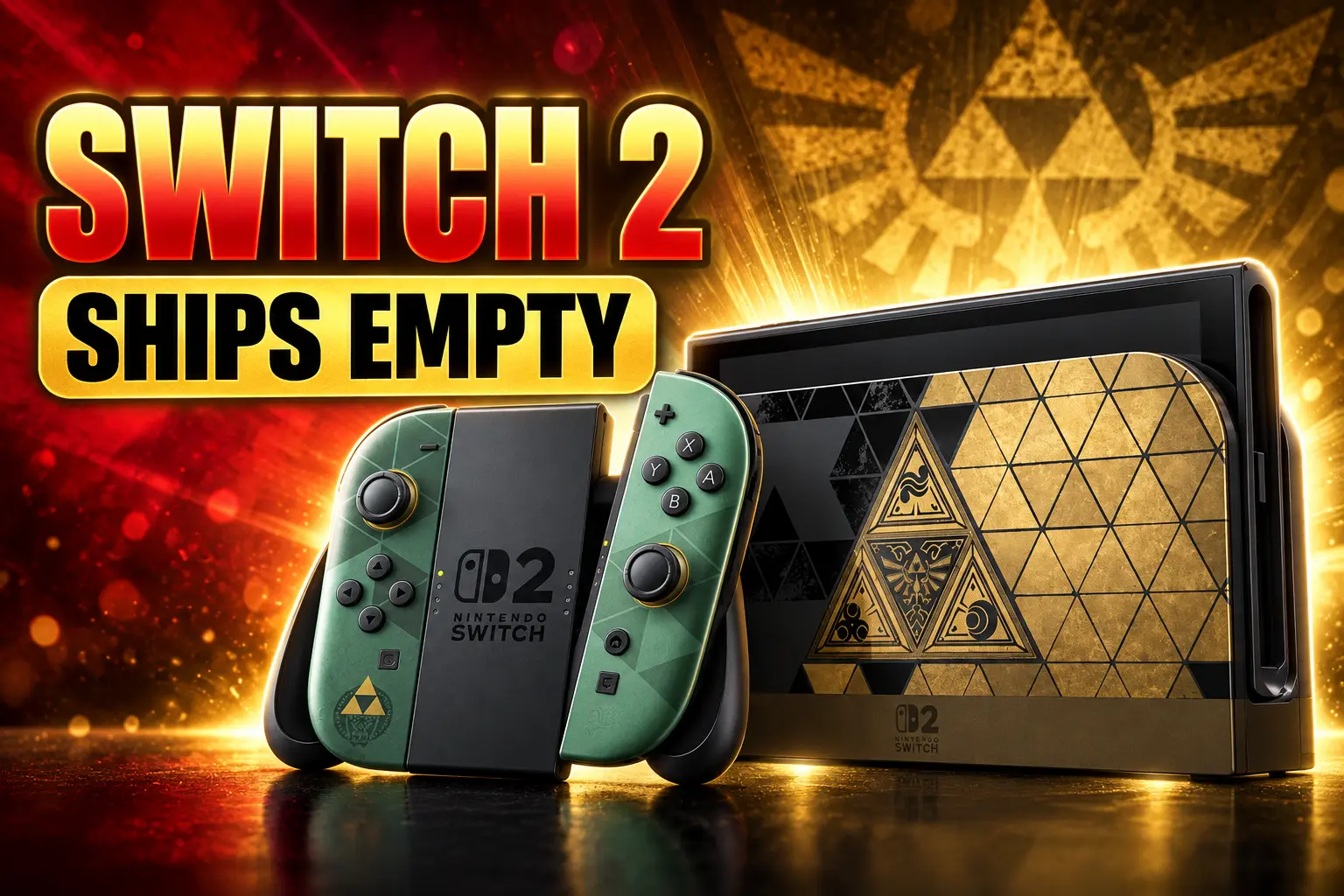 Zelda Switch 2 ships with no game $519.99