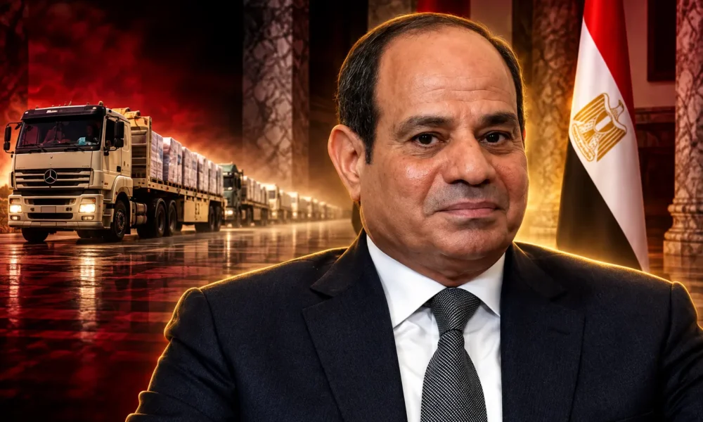 Al-Sisi calls Gaza war genocide starvation