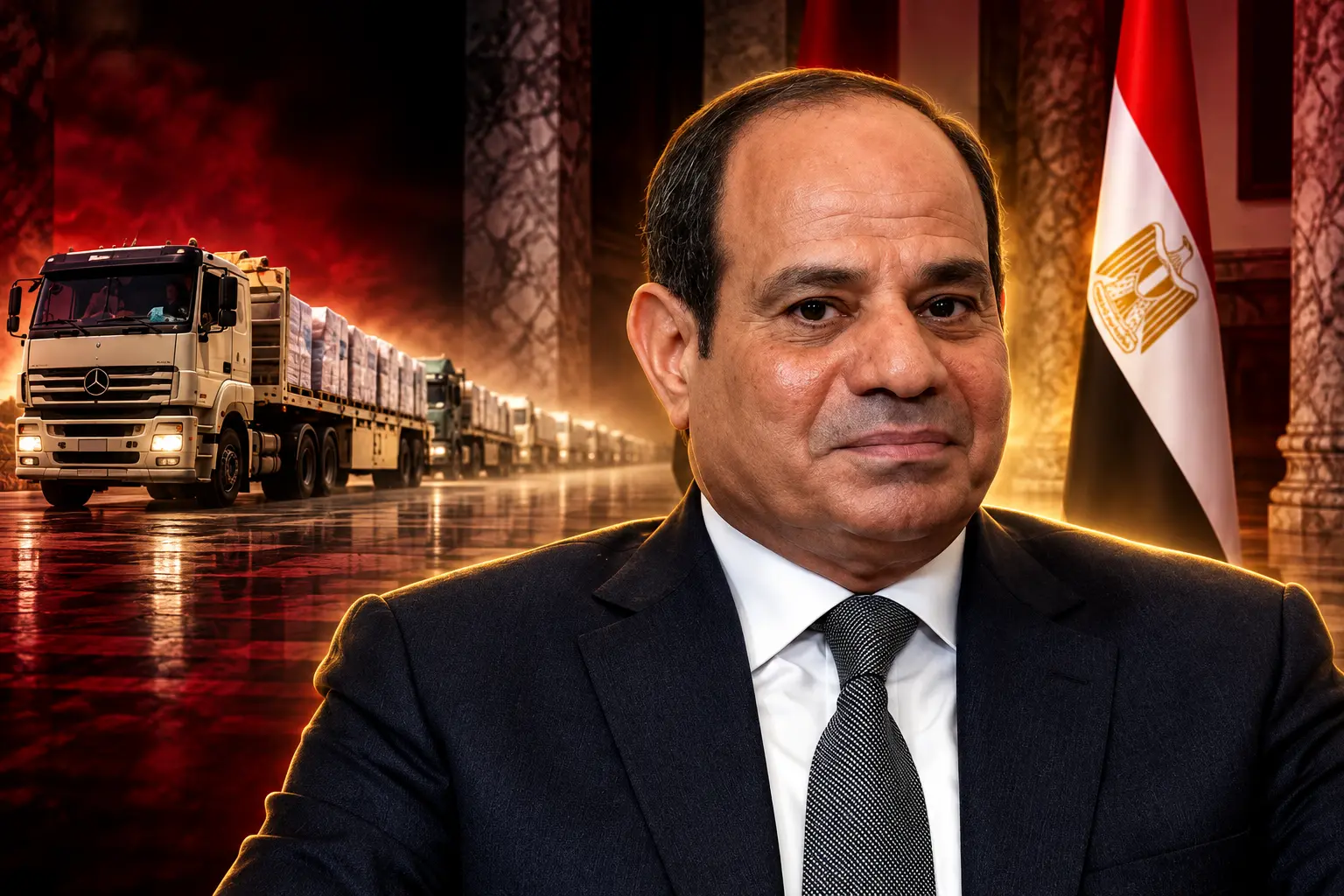 Al-Sisi calls Gaza war genocide Sinai