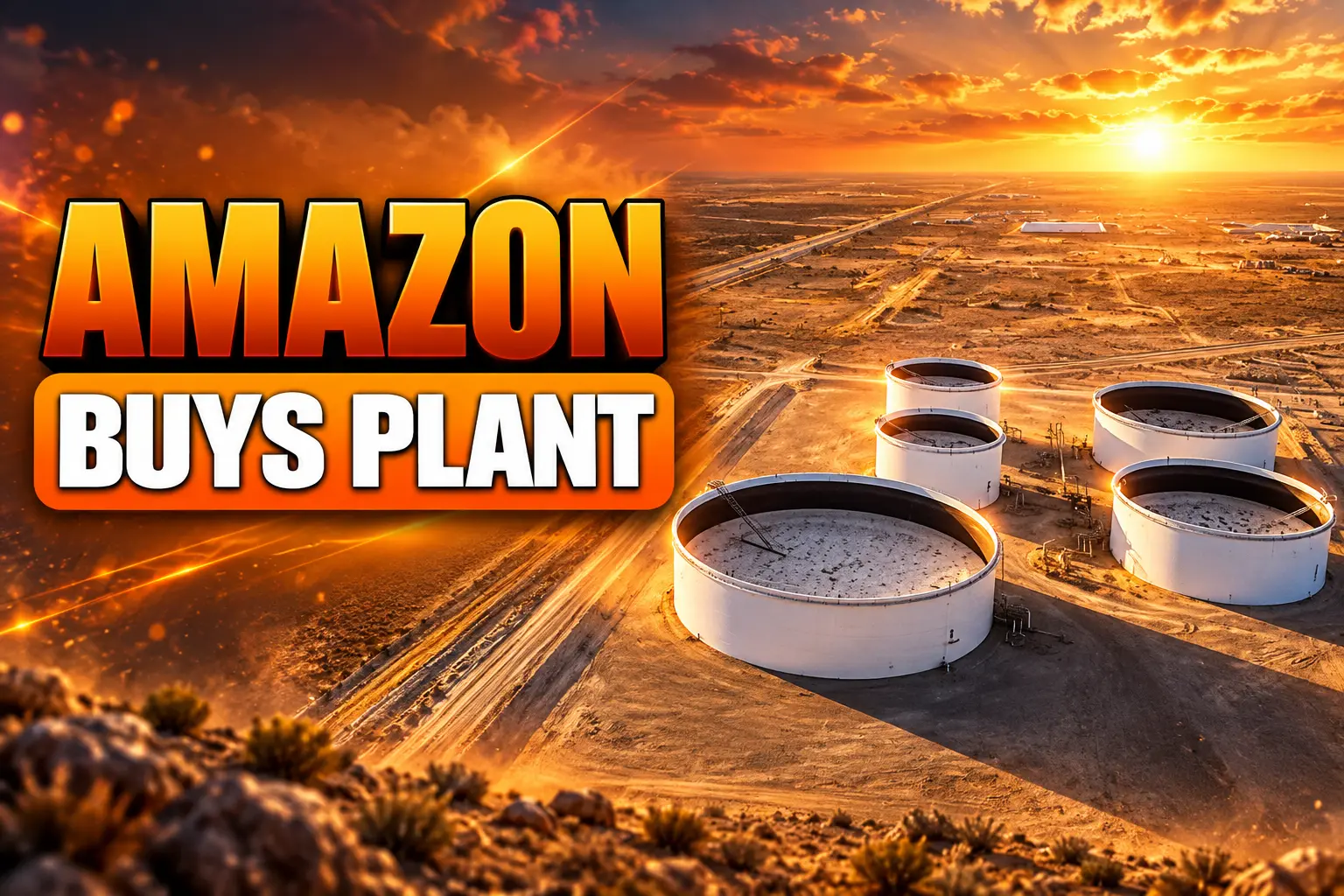 Amazon GW Ranch Pecos off-grid gas plant 7.65 GW