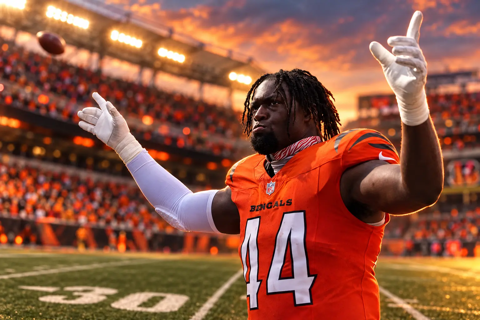 Barrett Carter Demetrius Knight Jr Week 1 Bengals debut