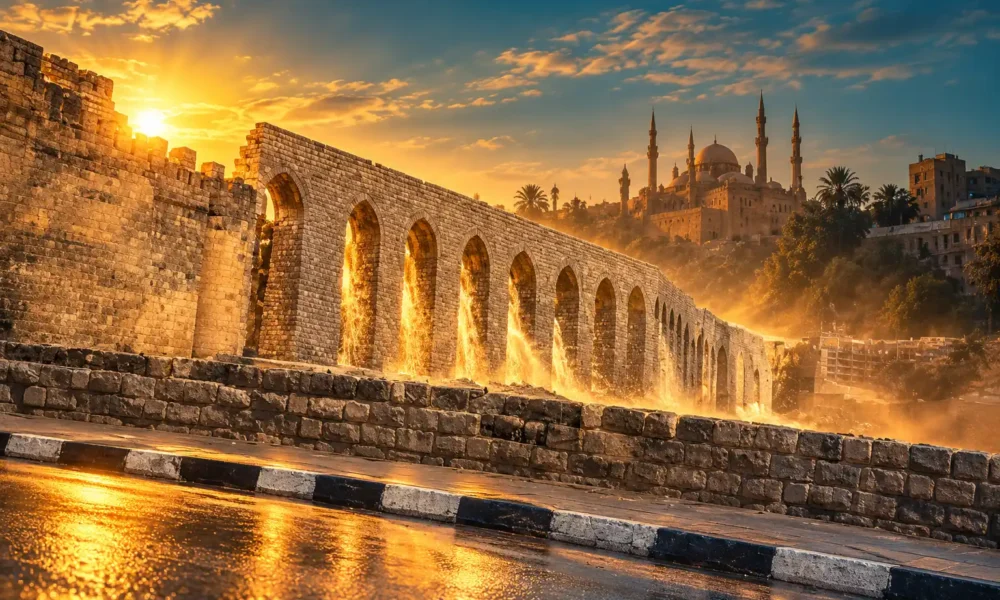 Magra El-Oyoun wells and waterwheels Cairo Citadel