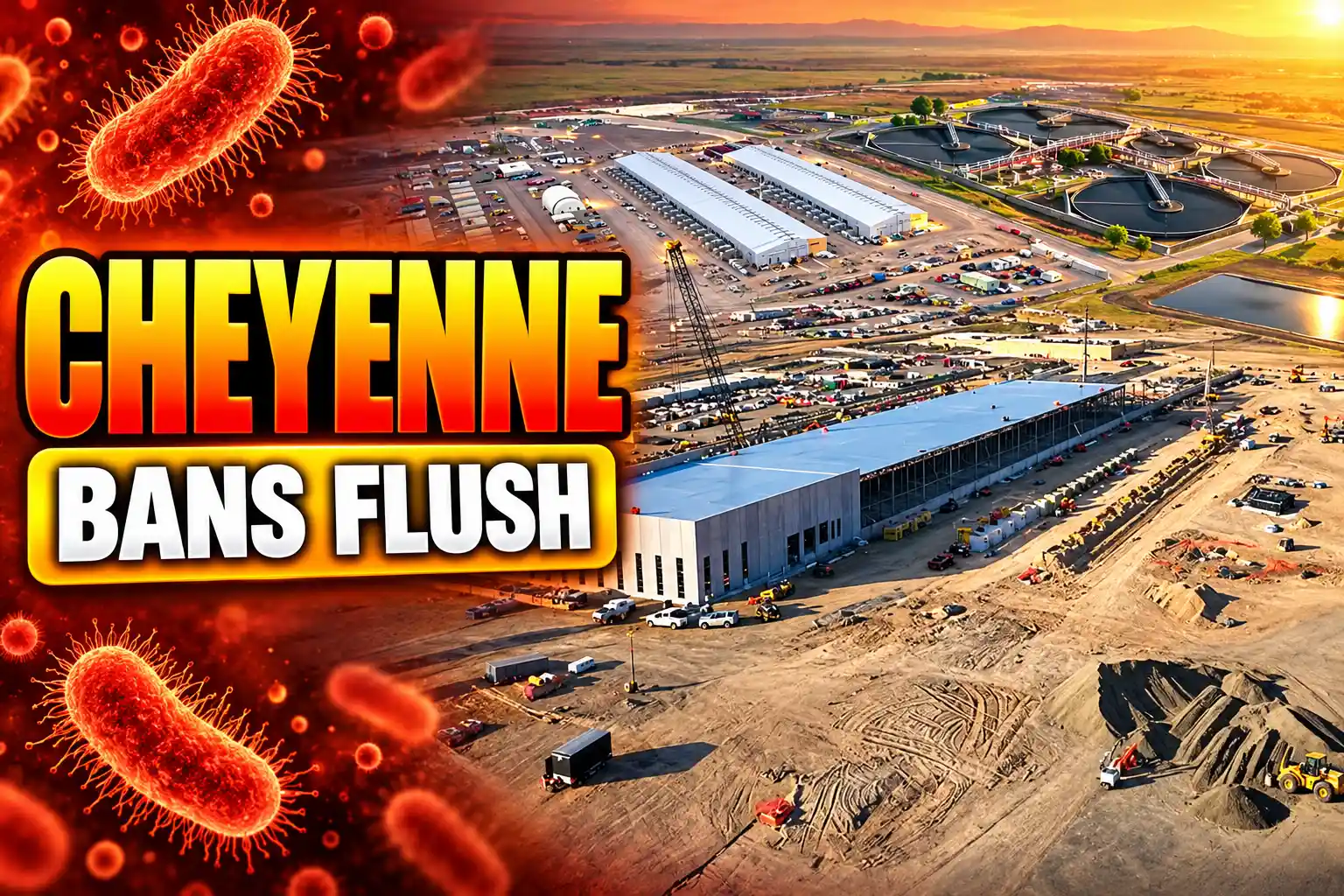 Cheyenne Meta data center wastewater bacteria ban