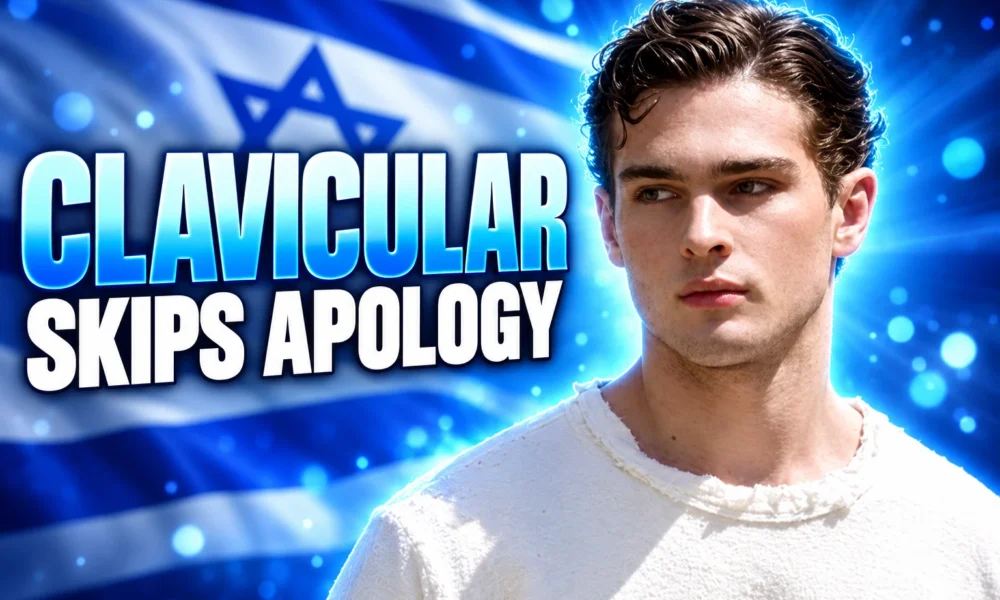 Clavicular Israel trip skips public apology