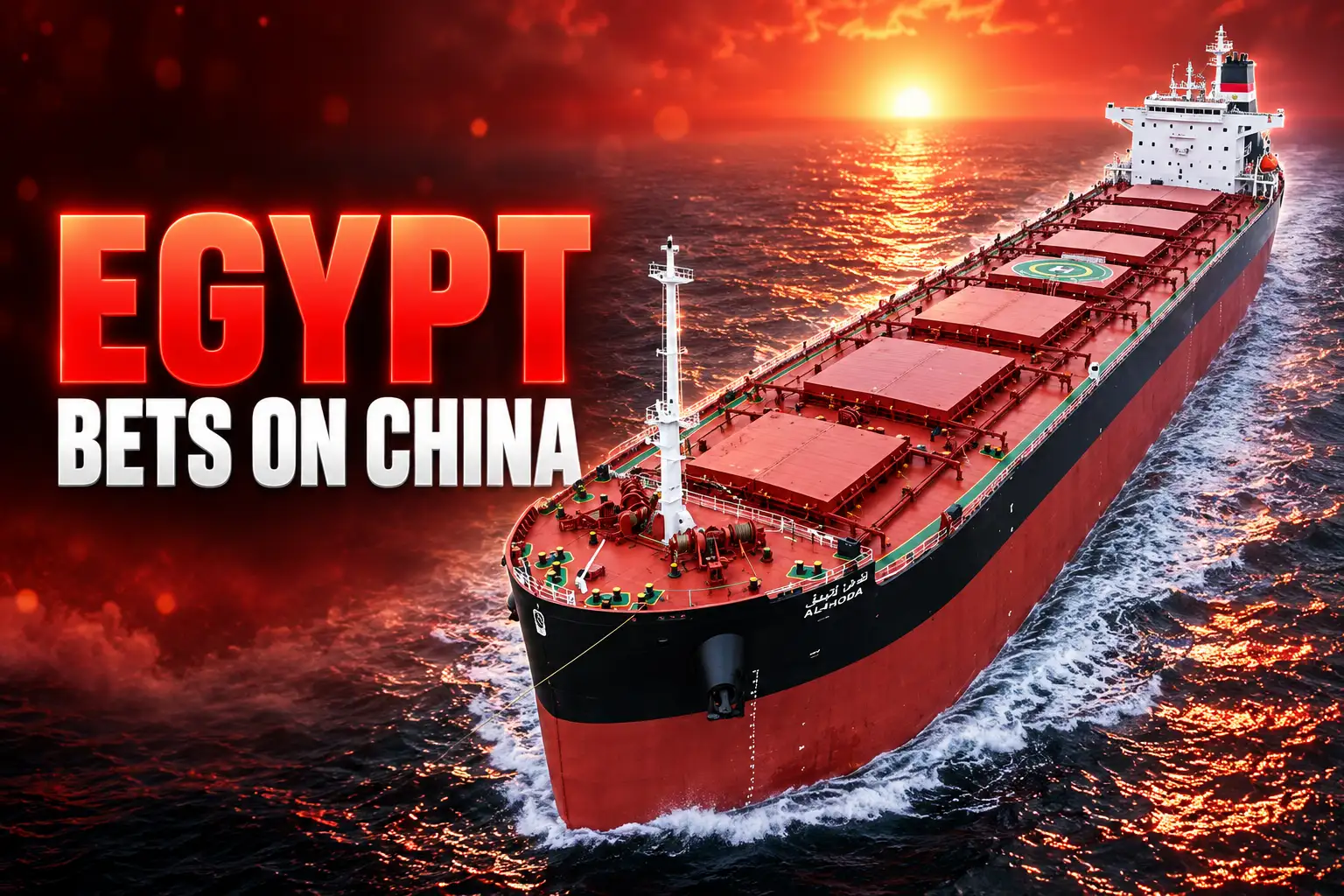 Egypt receives two Kamsarmax bulkers from Chinese yard