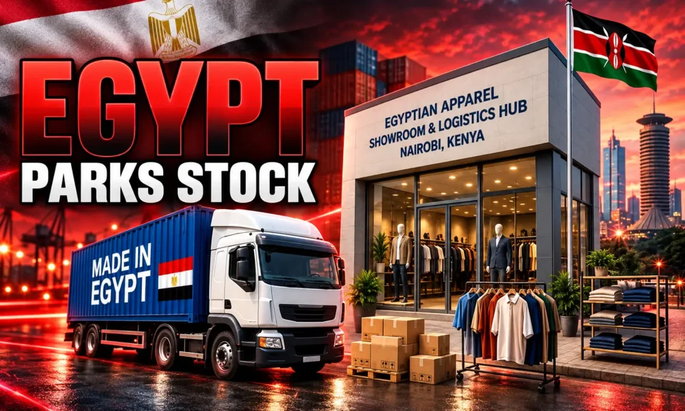 Egypt Nairobi apparel hub 250 square metre showroom