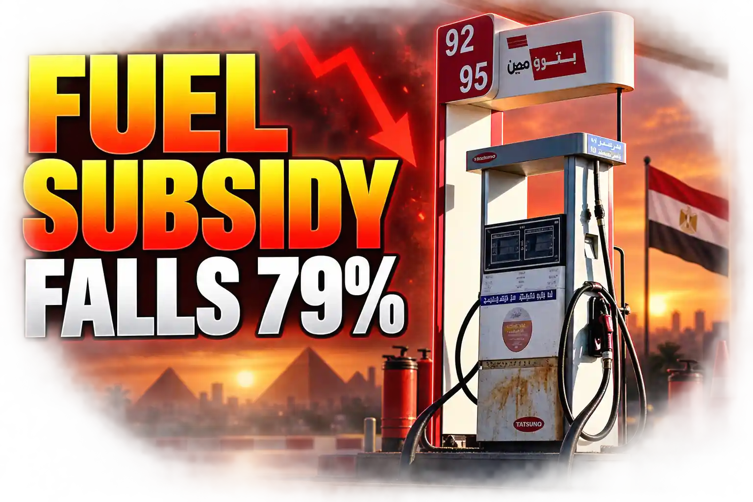 Egypt energy subsidy cut fuel electricity budget split