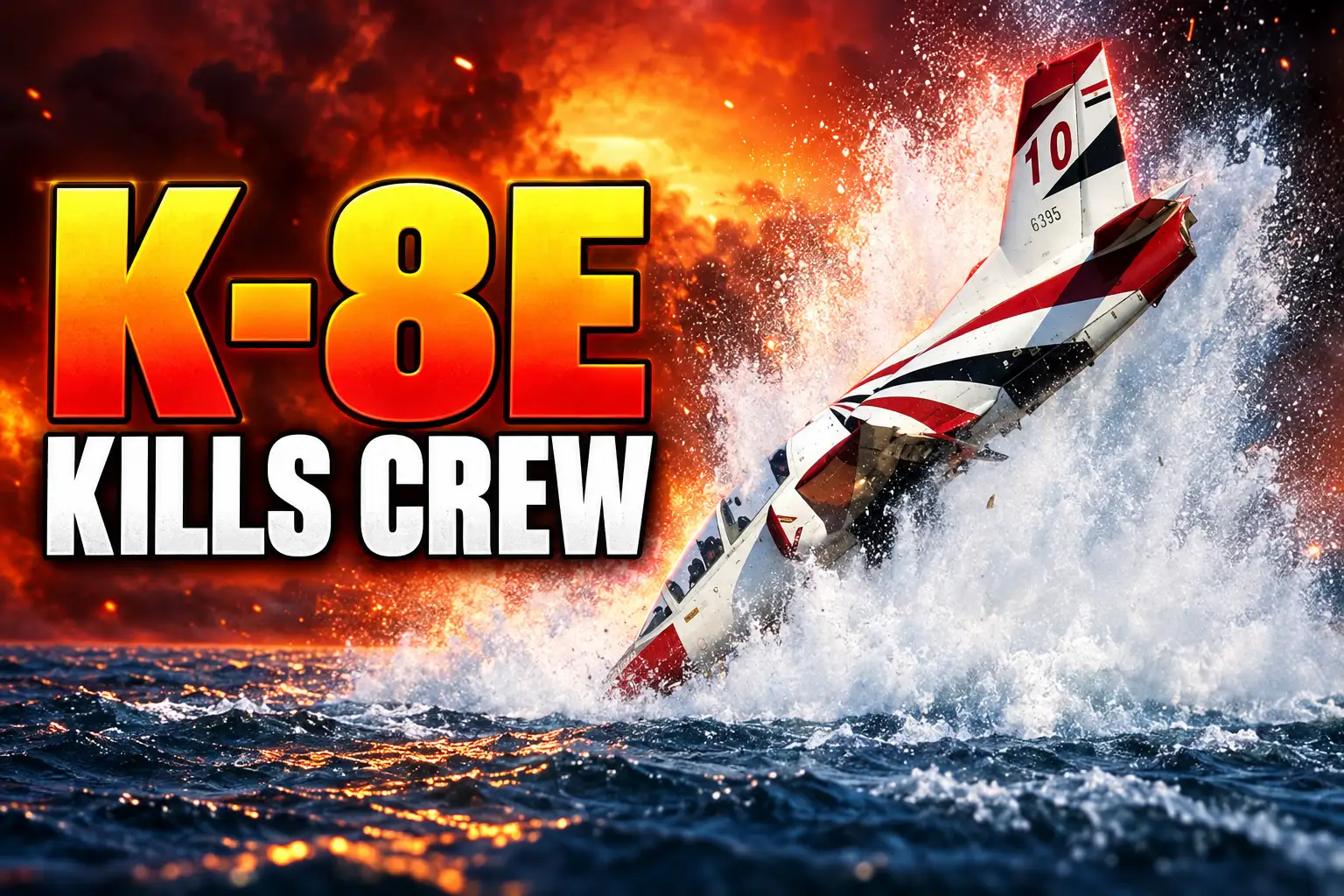 Egypt K-8E crash kills two-man crew 2025