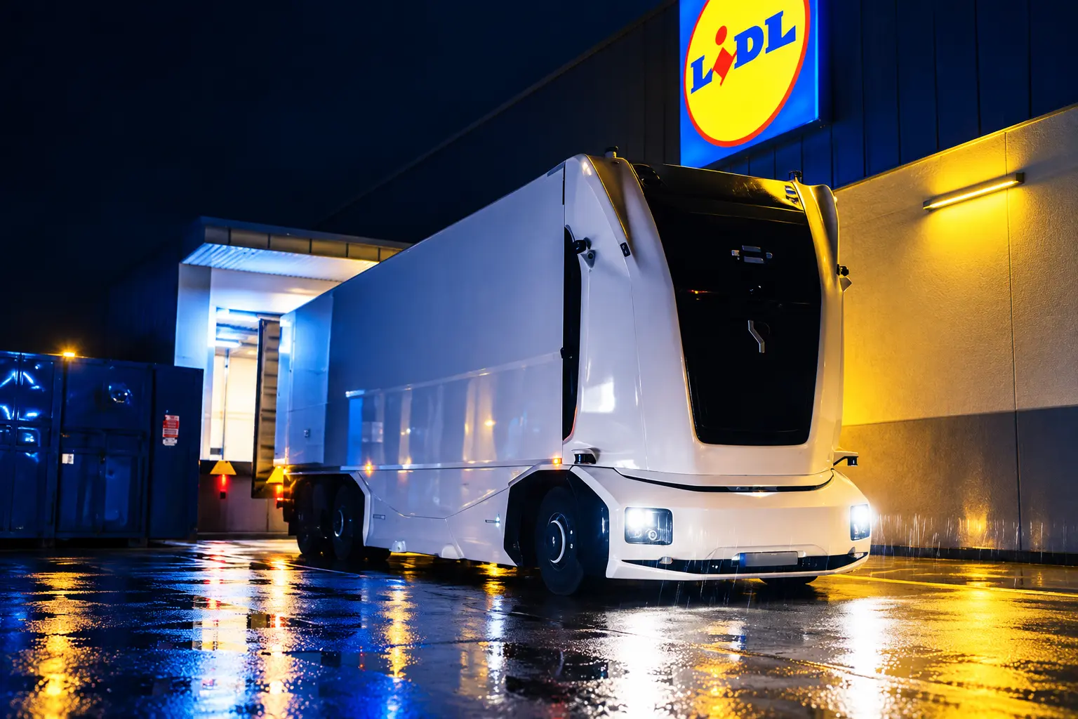 Einride Lidl cab-less Level 4 truck Germany permit