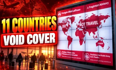 Foreign Office 11 country do not travel insurance warning