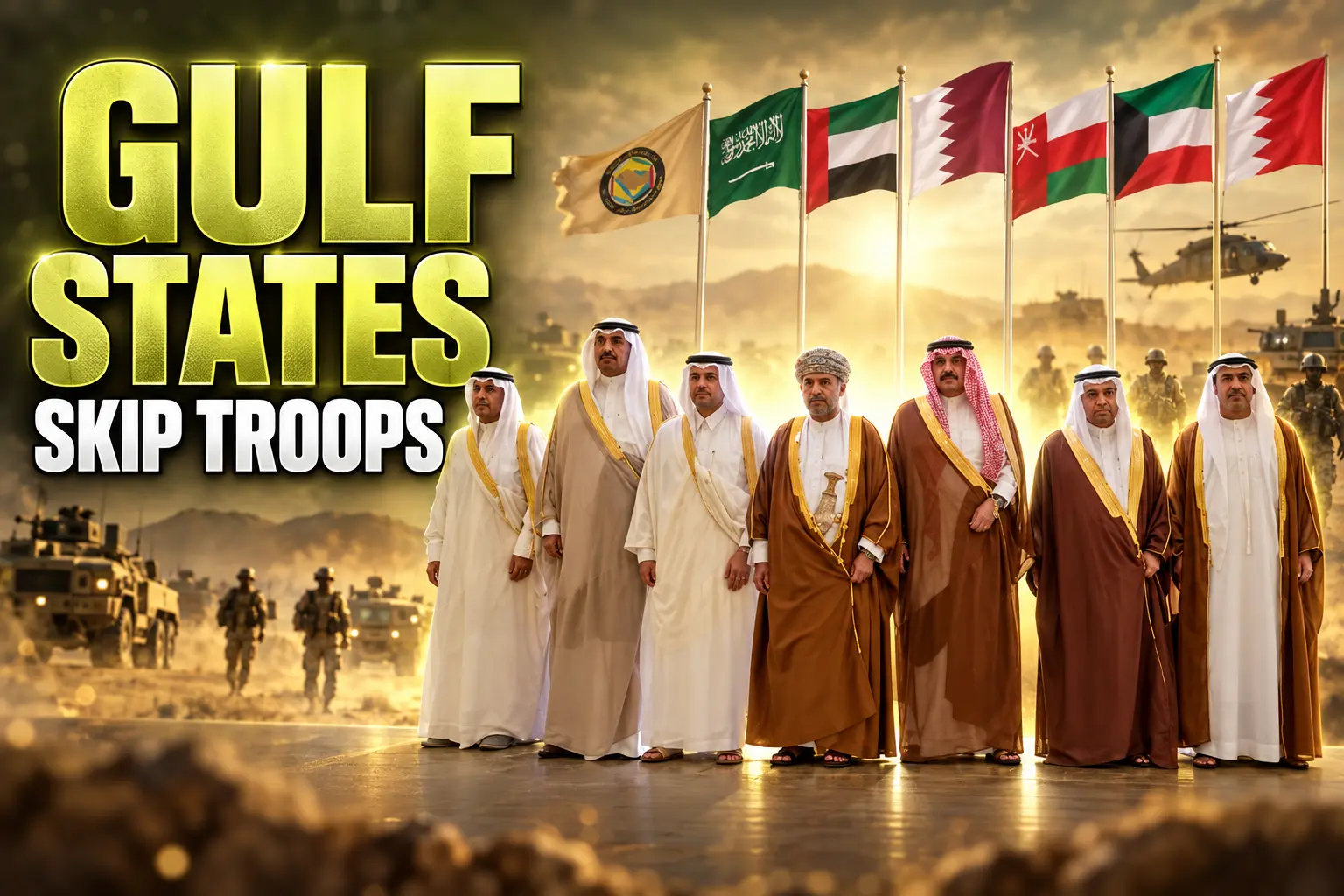 GCC defence ministers skip troops after Doha