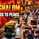HaShalom Bridge one lane weekday peaks jam