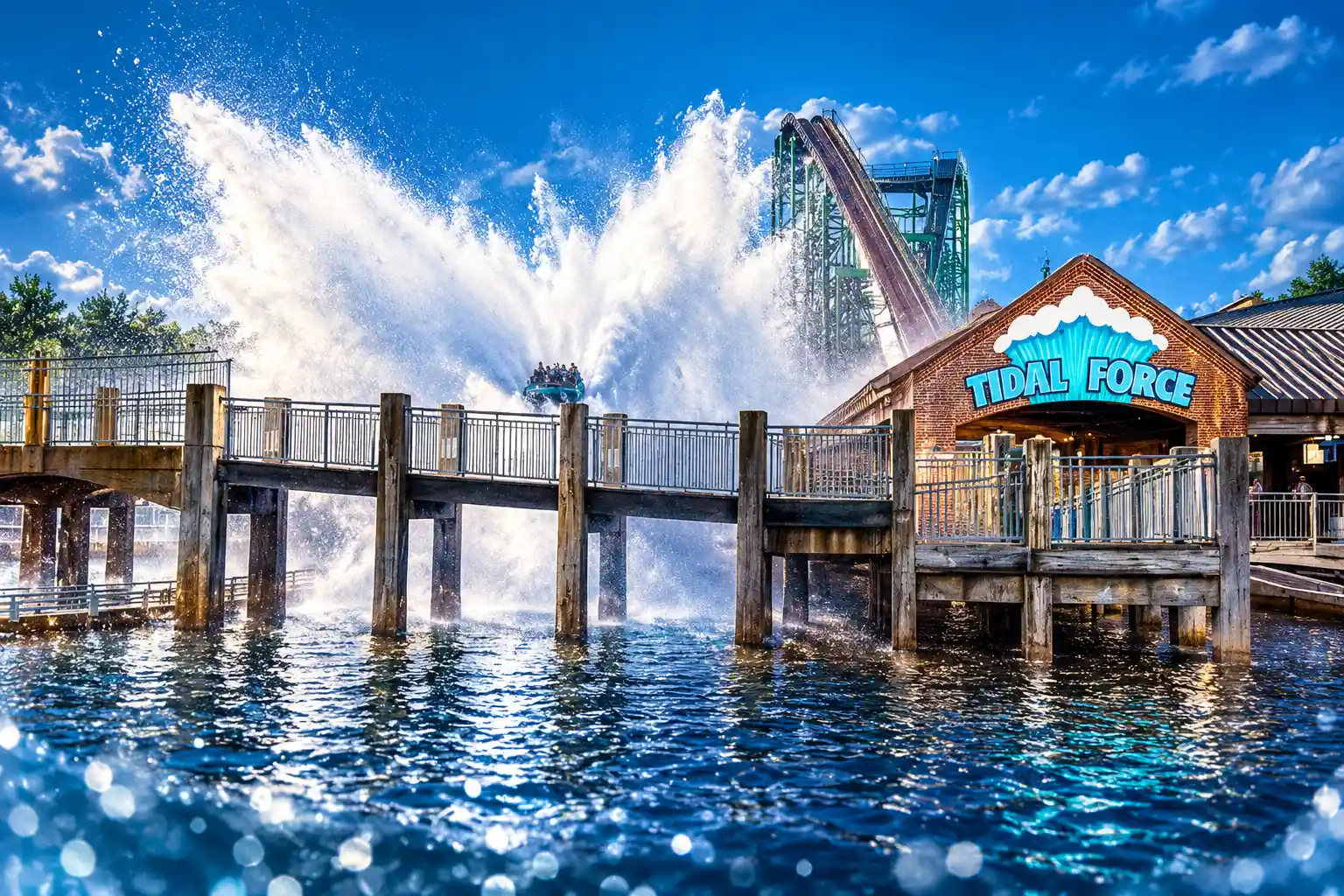 Hersheypark Tidal Force docked after 32 years
