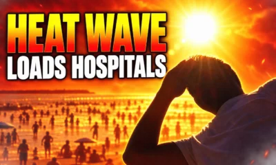 Israel heat wave 45C loads hospitals fire crews
