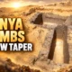 Minya Jabal Al-Tayr tombs show tapering walls 2026