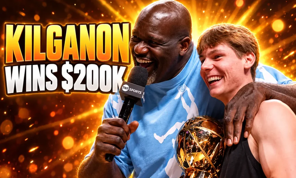 Jordan Kilganon wins Dunkman 200000 title Shaq