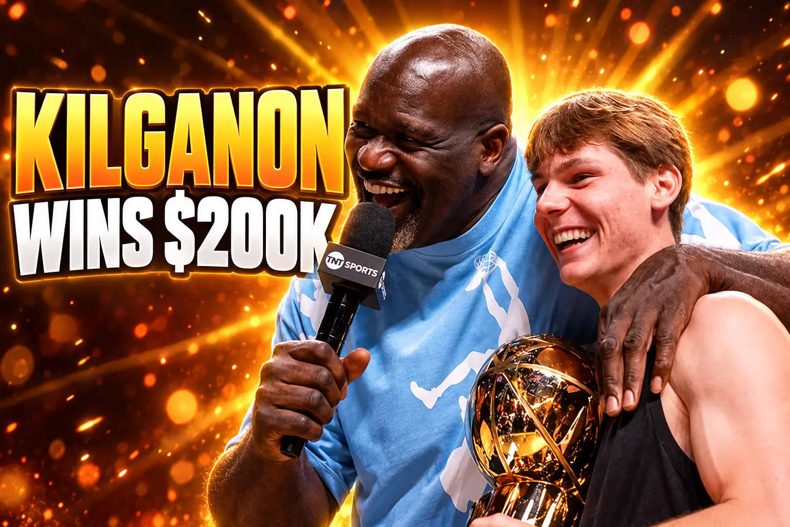 Jordan Kilganon wins Dunkman 200000 title Shaq