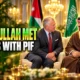 King Abdullah Mohammed bin Salman Neom Palace Gaza talks