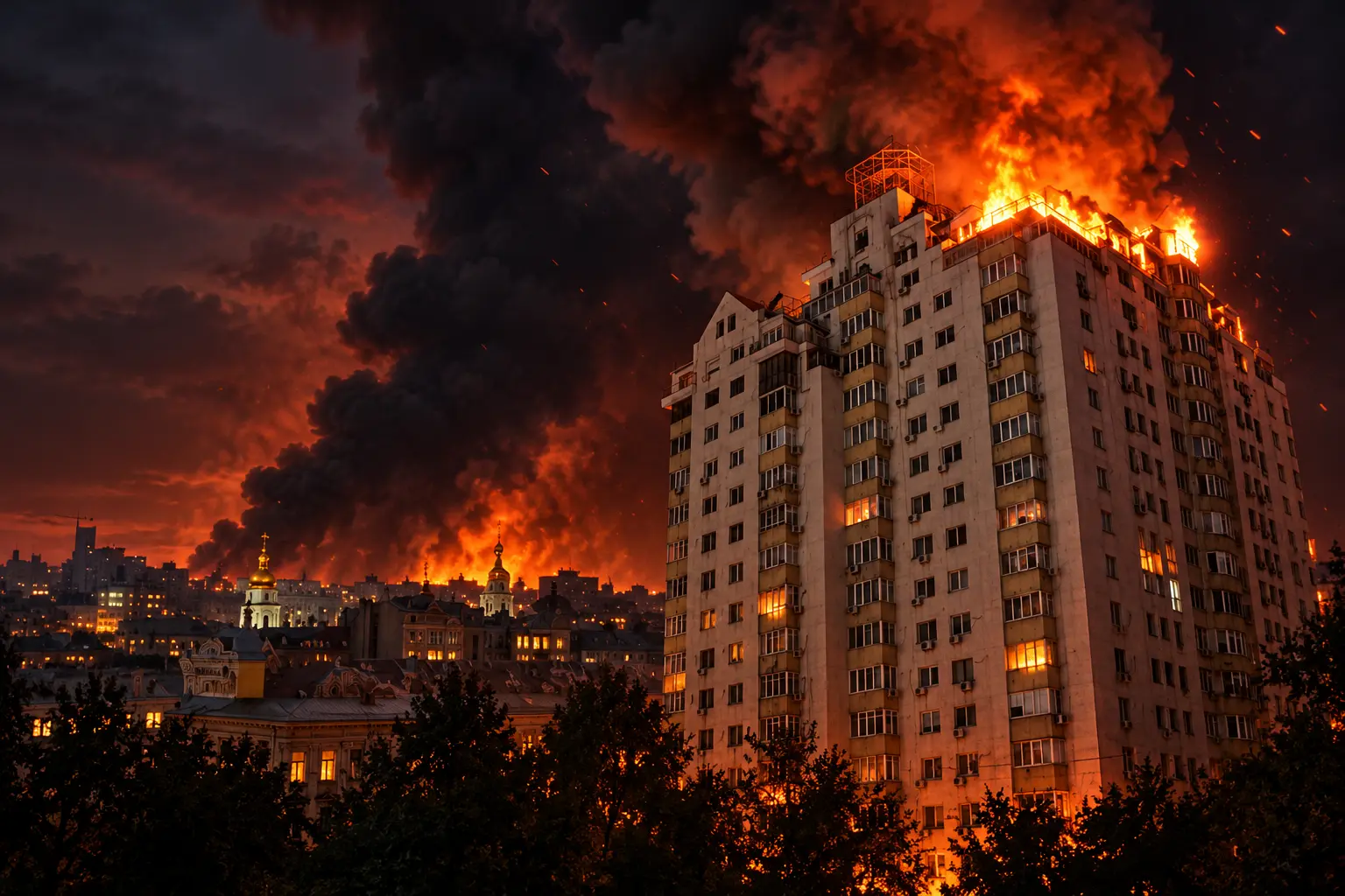 Kyiv hit after Witkoff Kushner talks Sept 8