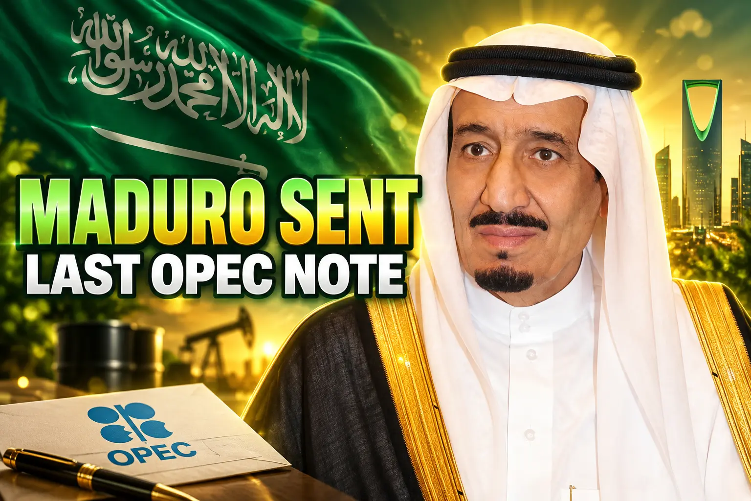 Maduro letter to King Salman before 2026 capture