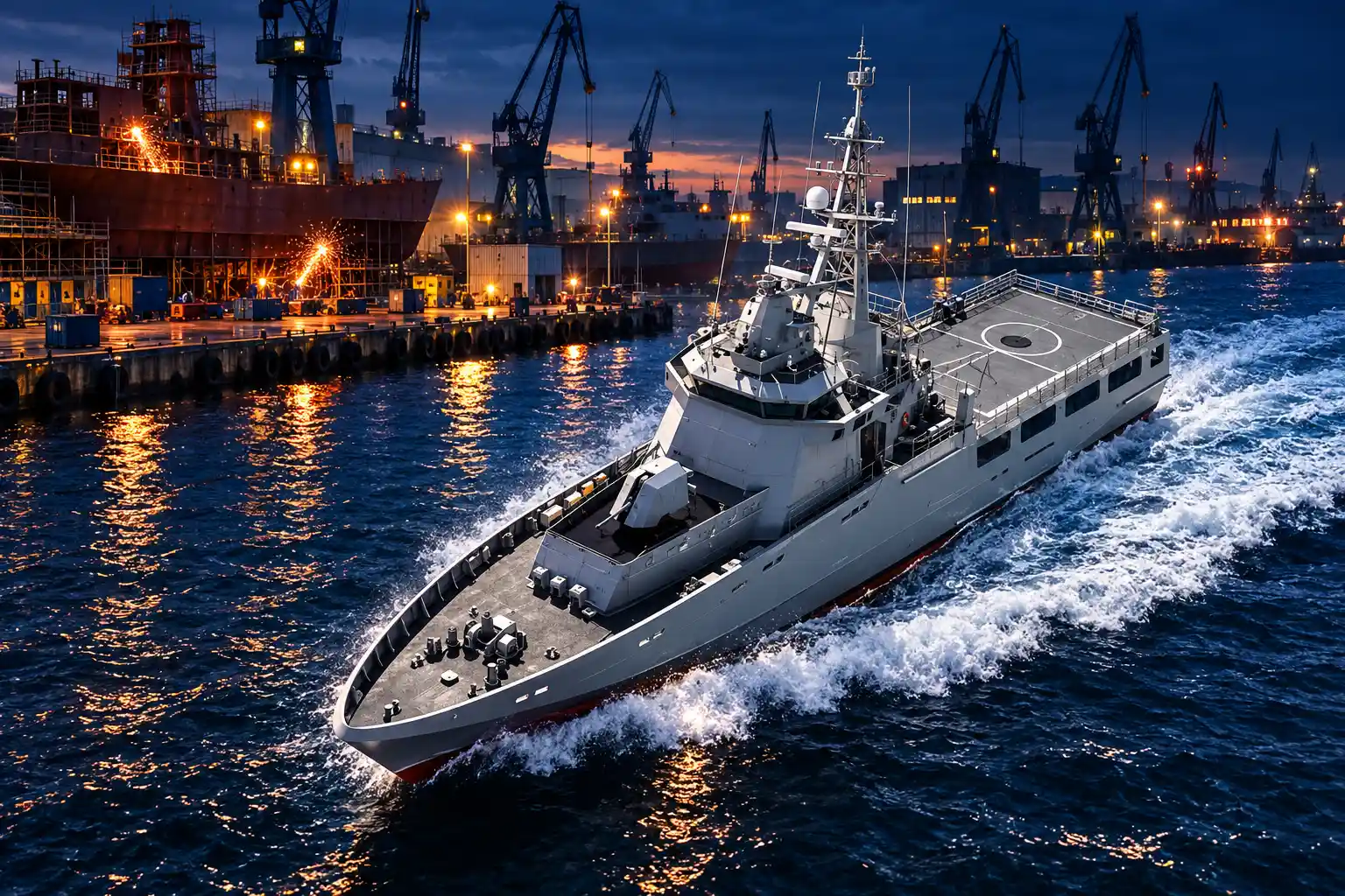 Egypt PV43-M patrol boats local production start