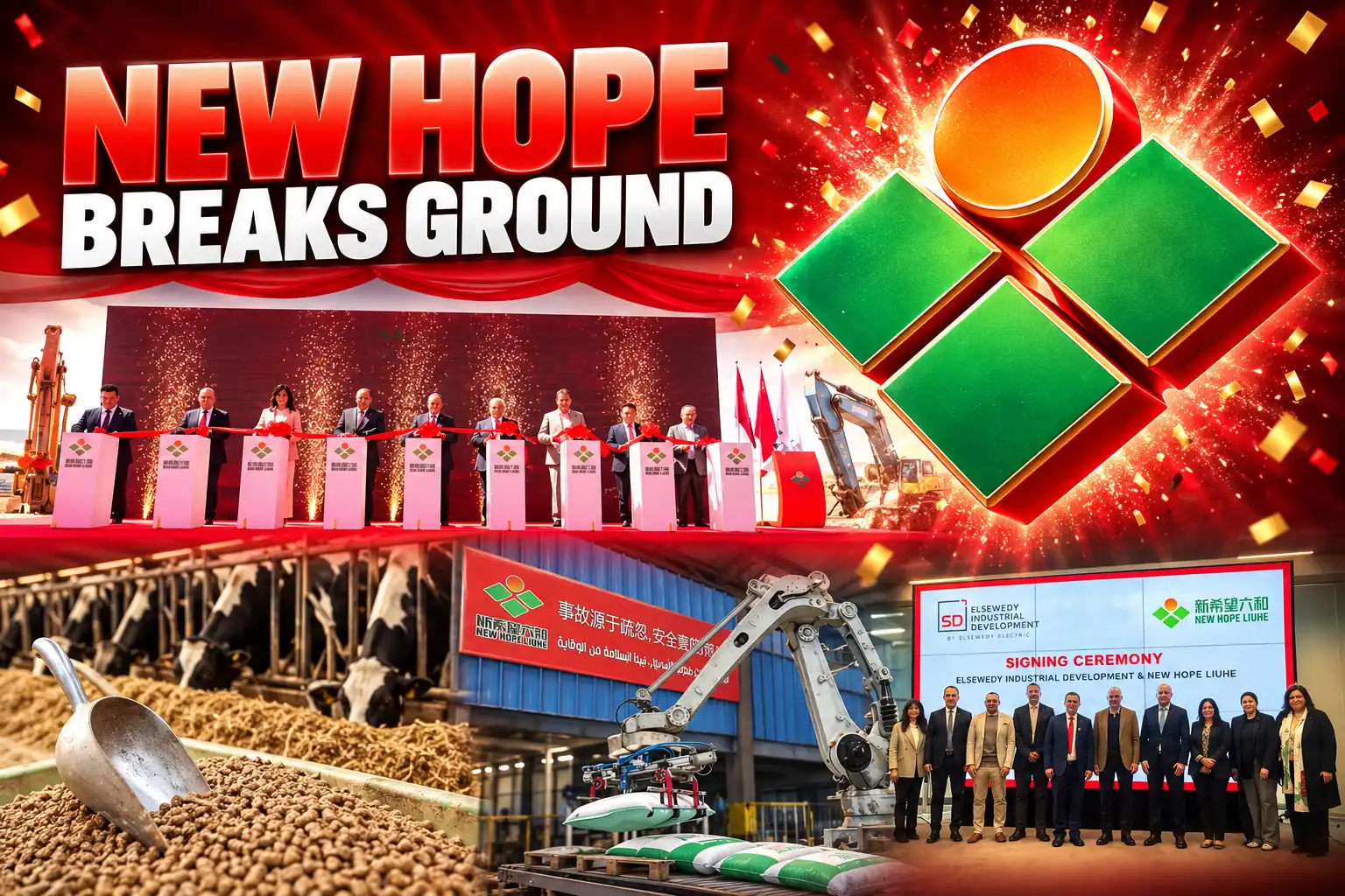 New Hope $30 million Egypt feed mill groundbreaking