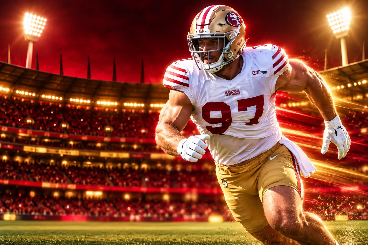 Nick Bosa will play Rams Thursday Melbourne