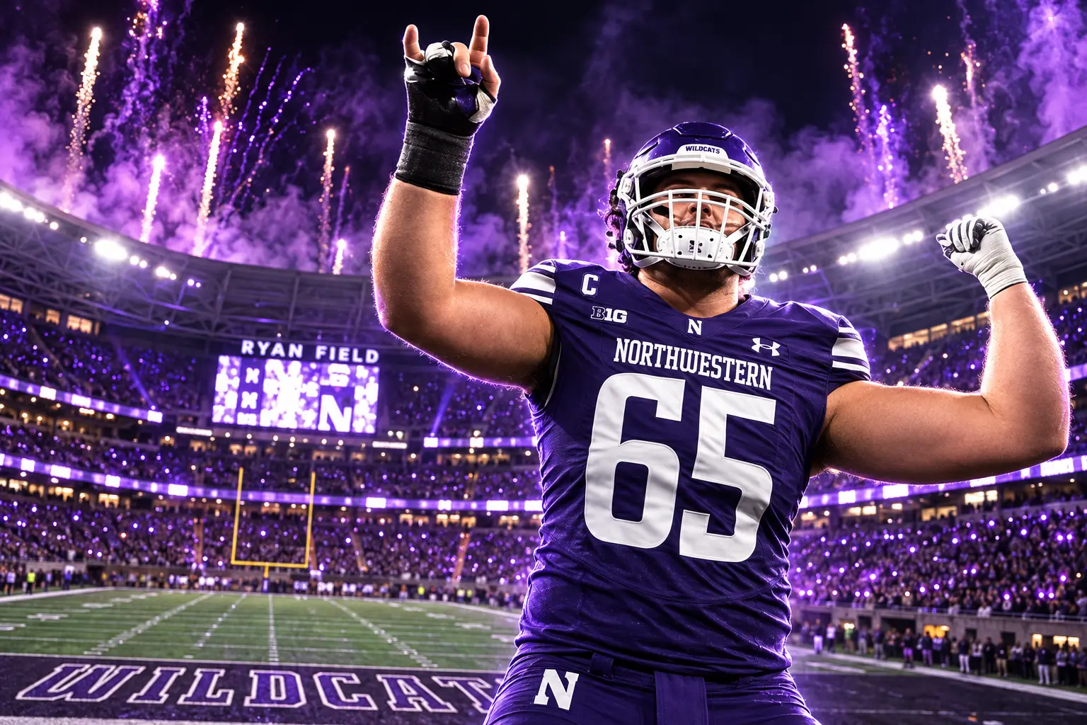 Northwestern Ryan Field opener Penn State rushing attack