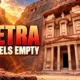Petra visitor numbers Jordan hotels empty 2026