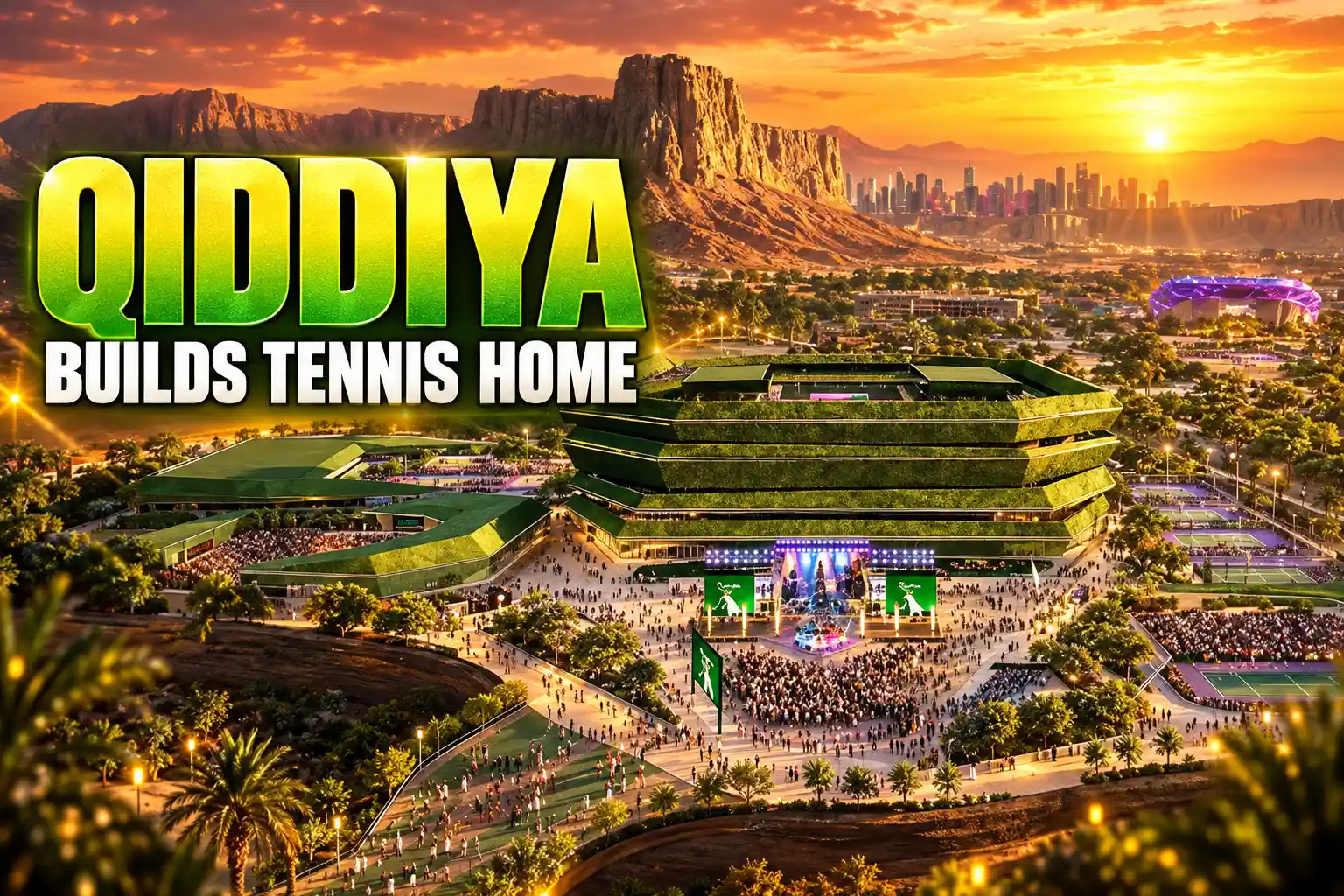Qiddiya National Tennis Centre 15,000-seat Centre Court