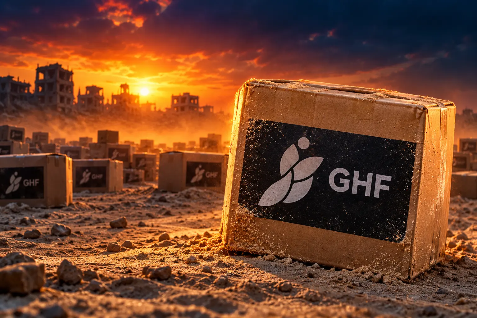 Israel new Rafah GHF aid hubs near Al-Mawasi