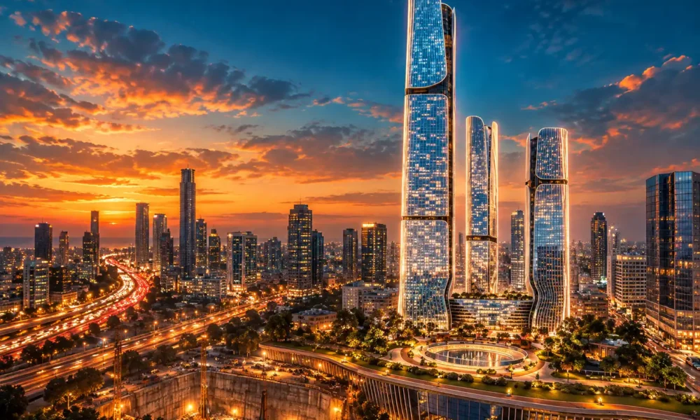 Ramat Gan Vertical City two towers permit