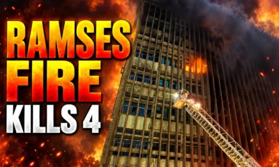 Ramses Exchange fire Cairo internet outage 2025