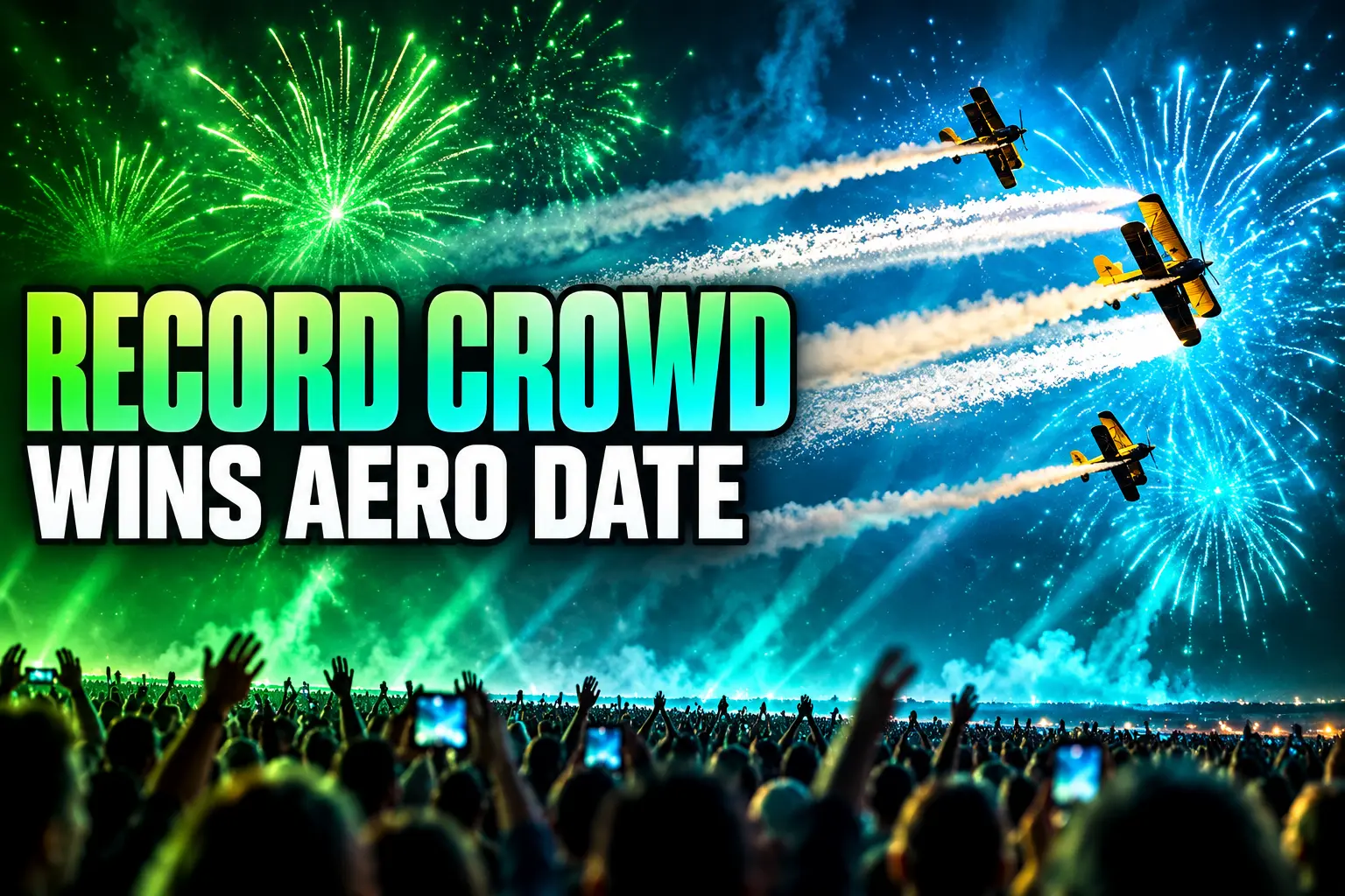 Sand and Fun 213000 crowd wins AERO 2027 date