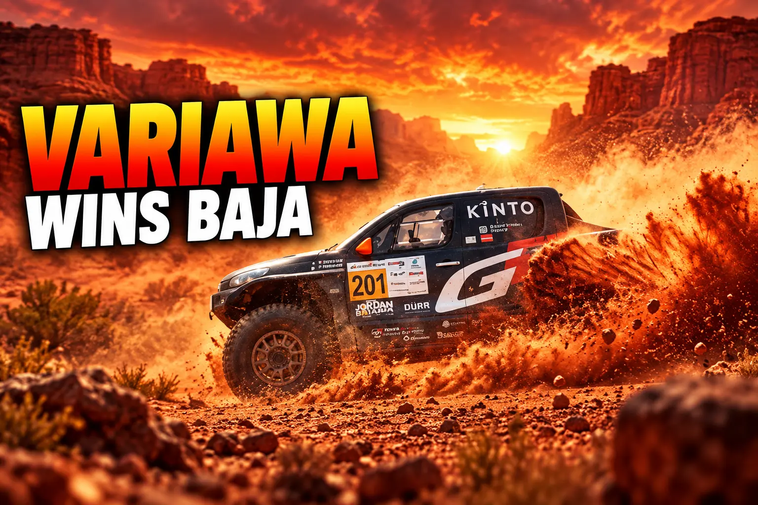 Saood Variawa Jordan Baja 2026 Wadi Rum winner