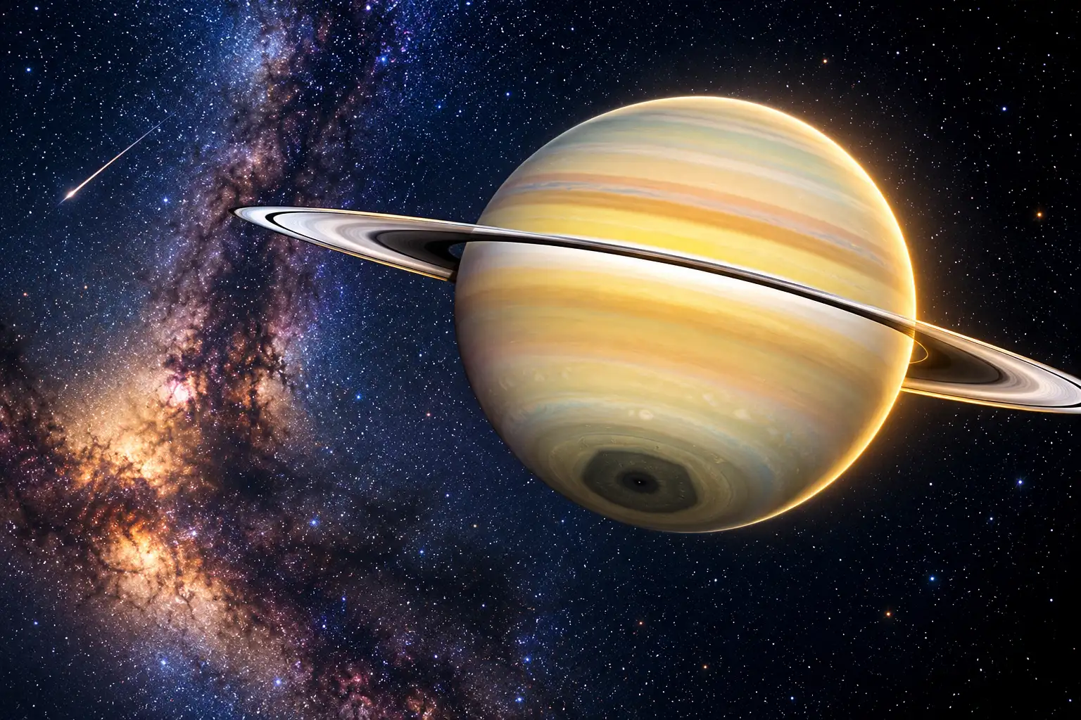 Saturn opposition October 2026 Hubble decagon wave