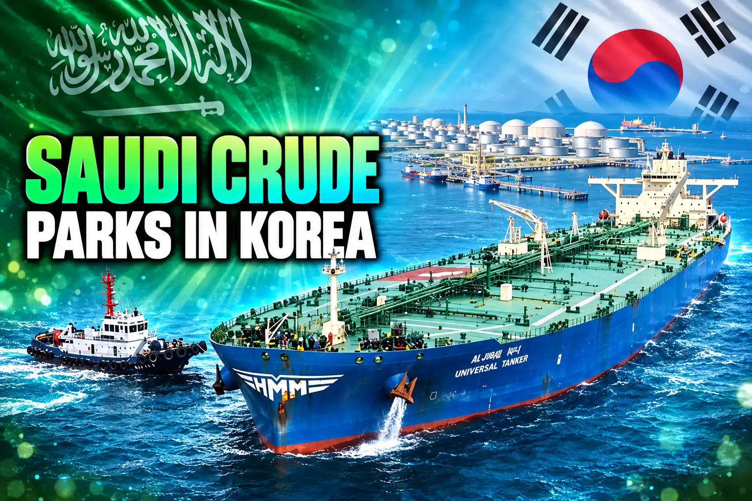 Saudi crude parks in Korea past Hormuz