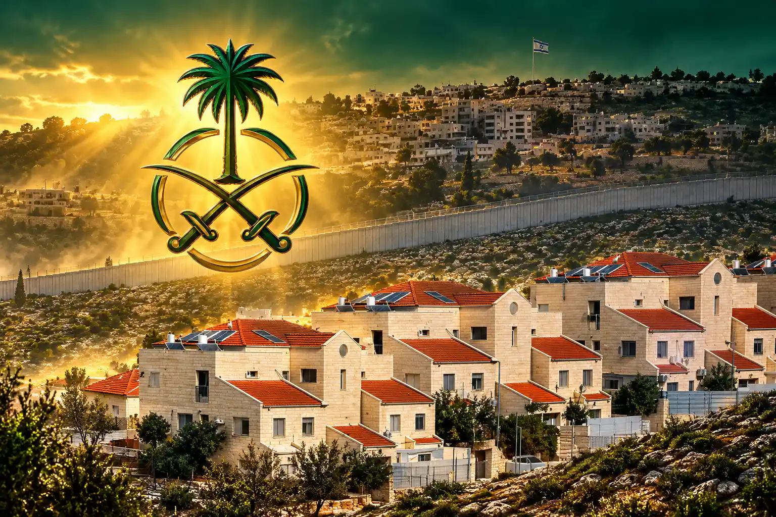Saudi Arabia West Bank annexation red line land law
