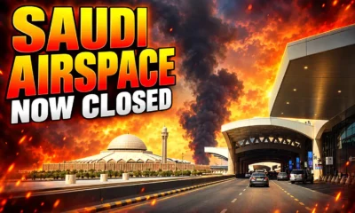 Saudi Arabia transit safety Riyadh Jeddah airspace warning