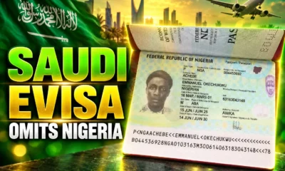 Saudi eVisa omits Nigeria nationality list