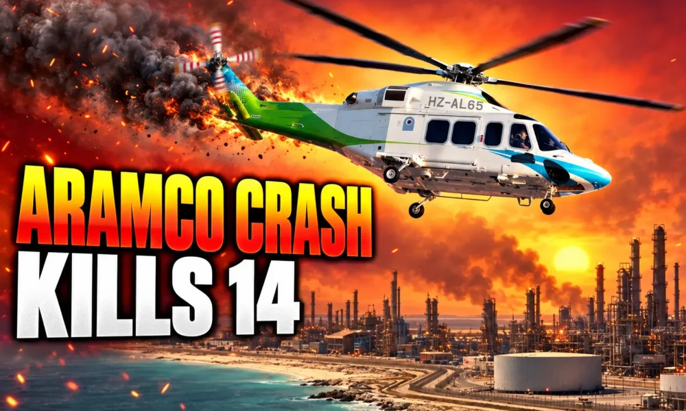 Aramco helicopter crash kills 14 Ras Tanura